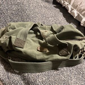 Bedstu Olive Green Canvas duffel  Bag